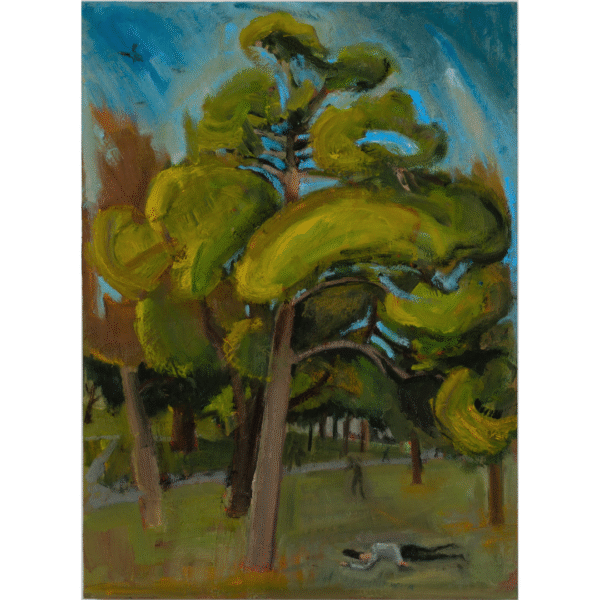 Sleeper Under an Autumn Pine