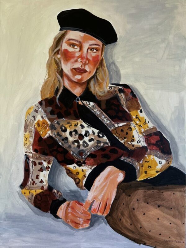 Self-Portrait in Leopard Leotard
