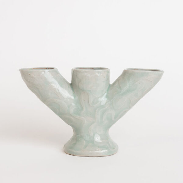 W Pale Blue Vase