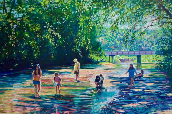 Bentonville Creek with Figures