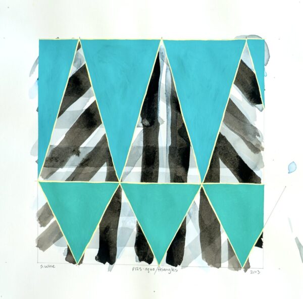 P125 - Aqua/Triangles