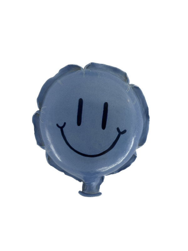 Blue Smiley Balloon No. 3