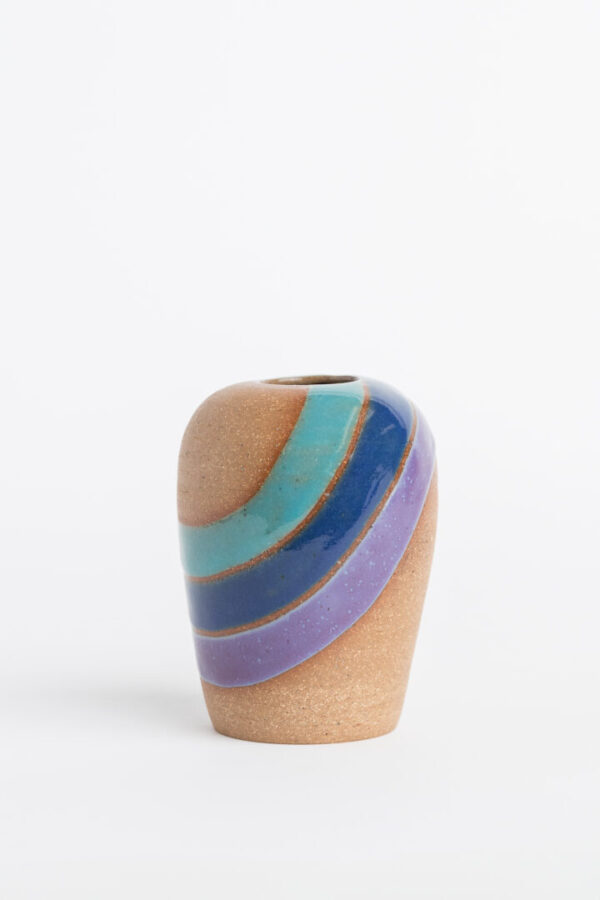 Striped Bud Vase