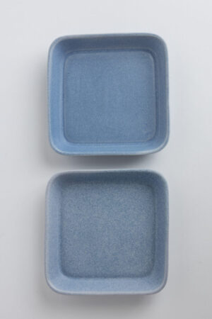 Rainforest Square Plate Blue #1