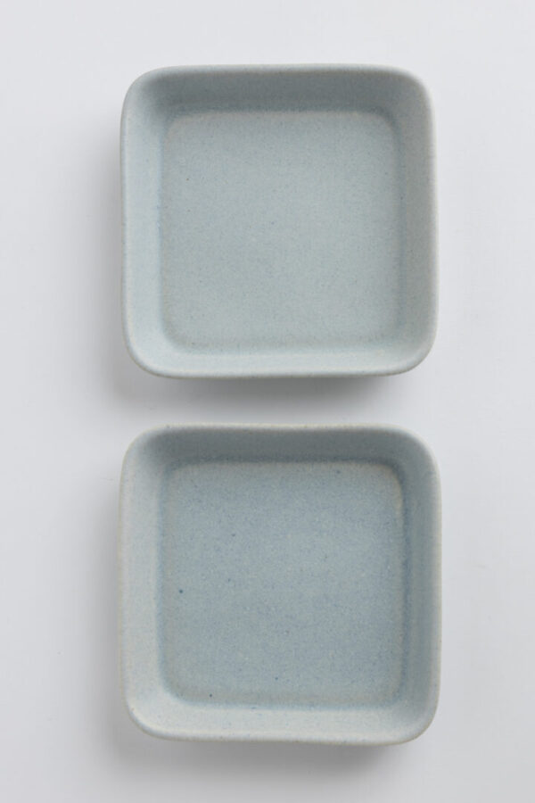 Rainforest Square Plate Light Blue #1