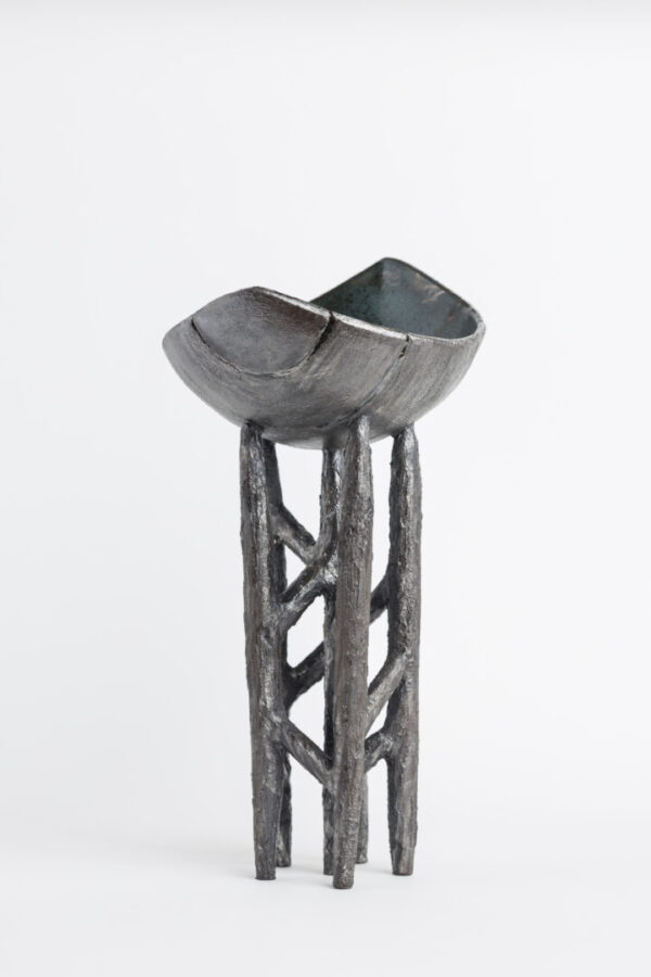Pedestal Crescent Moon Bowl