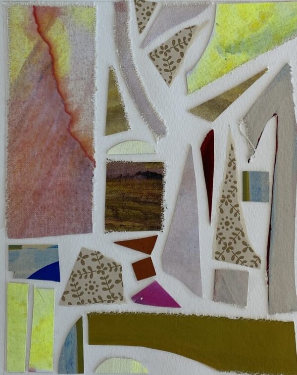 Untitled - (cream, neon yellow, 1)