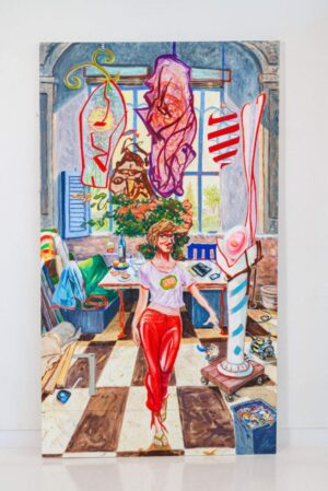 The Artist In Her Studio
