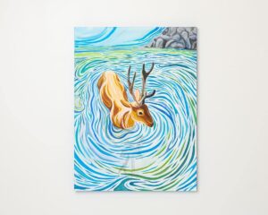 Elk in Water